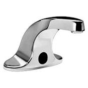 American Standard Selectronic Modern Brass 0.35 GPM Single Hole Bathroom Faucet Polished Chrome