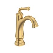 American Standard Delancey 1.2 GPM Single Hole Top Lever Handle Bathroom Faucet with Pop-Up Drain Assembly Brushed Cool Sunrise