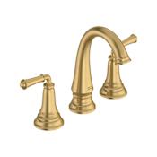 American Standard Delancey 1.2 GPM Widespread Bathroom Faucet with Lever Handles and Pop-Up Drain Assembly Brushed Cool Sunrise