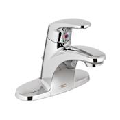 American Standard Colony Pro Centerset Single Handle Bathroom Faucet with Pressure Compensating Spray Polished Chrome