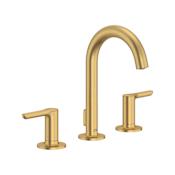 American Standard Studio S 1.2 GPM Widespread Bathroom Faucet with Pop-Up Drain Assembly Brushed Cool Sunrise