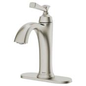 American Standard Glenmere 1.2 GPM Single Hole Bathroom Faucet with Pop-Up Drain Assembly Brushed Nickel