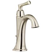 American Standard Estate Single Hole Bathroom Faucet - Includes Speed Connect Metal Pop-Up Drain Brushed Nickel