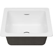 American Standard Delancey 18" Undermount Single Basin Cast Iron Kitchen Sink Brilliant White