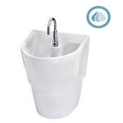 American Standard ICU 20" Wall Mounted Porcelain Bathroom Sink Only with EverClean Surface White