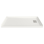 American Standard Studio 30" L x 60" W Shower Base with Single Threshold and Right Drain White