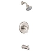 American Standard Colony PRO Tub and Shower Trim Package with 1.75 GPM Single Function Shower Head Brushed Nickel