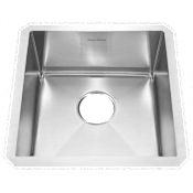 American Standard Pekoe 17" Single Basin Stainless Steel Kitchen Sink for Undermount Installation Stainless Steel