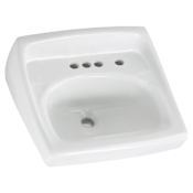 American Standard Lucerne 20-1/2" Wall Mounted Porcelain Bathroom Sink White
