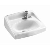 American Standard Lucerne 20-1/2" Wall Mounted Porcelain Bathroom Sink White