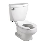 American Standard Baby Devoro Elongated Two-Piece Toilet - 10-1/4" Seat Height Children's Toilet White