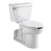 American Standard Yorkville 1.1 GPF Elongated Two-Piece Toilet with Pressure Assisted Flushing, Right Height Bowl, and EverClean Surface White