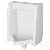 American Standard Washbrook Wall Hung Rear Spud Urinal - Less Flushometer White