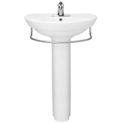 American Standard Ravenna 24-1/2" Porcelain Pedestal Sink White