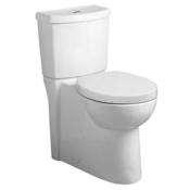 American Standard Studio Elongated Two-Piece DUAL FLUSH Toilet with Concealed Trapway, EverClean Surface, PowerWash Rim and Right Height Bowl - Seat Included White