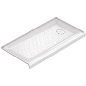 American Standard Bathing Aspirations 60" x 32" Rectangular Shower Base with Single Threshold and Right Drain White