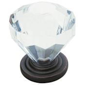 Amerock Traditional Classics 1-1/4 Inch Geometric Cabinet Knob Oil Rubbed Bronze