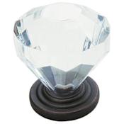 Amerock Traditional Classics 1-1/4 Inch Geometric Cabinet Knob Oil Rubbed Bronze
