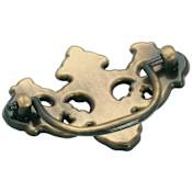 Amerock Everyday Heritage 3 Inch Center to Center Drop Cabinet Pull Antique Brass