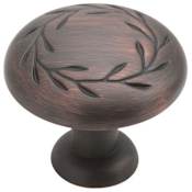 Amerock Nature's Splendor 1-5/16 Inch Mushroom Cabinet Knob Oil Rubbed Bronze