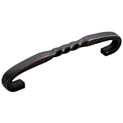 Amerock Inspirations 5-1/16 Inch Center to Center Handle Cabinet Pull Oil Rubbed Bronze
