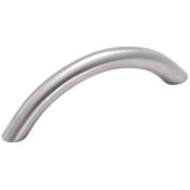 Amerock Essential'Z Stainless Steel 3 Inch Center to Center Arch Cabinet Pull Stainless Steel