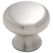 Amerock Essential'Z Stainless Steel 1-1/4 Inch Mushroom Cabinet Knob Stainless Steel