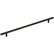Amerock 12-5/8 Inch Center to Center Bar Cabinet Pull - Pack of 10 Black Bronze