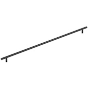 Amerock Bar Pulls 25-3/16 Inch Center to Center Bar Cabinet Pull Black Bronze