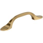 Amerock Ravino 3 Inch Center to Center Handle Cabinet Pull - Pack of 10 Champagne Bronze