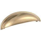 Amerock Ravino 3 Inch Center to Center Cup Cabinet Pull Champagne Bronze