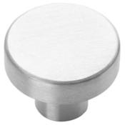 Amerock Essential'Z Stainless Steel 1-1/4 Inch Mushroom Cabinet Knob Stainless Steel