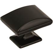 Amerock Candler 1-1/2 Inch Rectangular Cabinet Knob Black Bronze