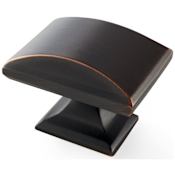 Amerock Candler 1-1/2 Inch Rectangular Cabinet Knob Oil-Rubbed Bronze