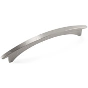 Amerock Essential'Z 6-5/16 Inch Center to Center Bar Cabinet Pull Satin Nickel