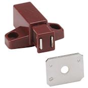 Amerock Functional Hardware 1-11/16" Long Steel Magnetic Catch Brown