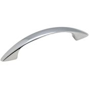 Amerock Arc 3 Inch Center to Center Arch Cabinet Pull - Pack of 10 Polished Chrome