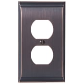 Amerock Candler Double Outlet Switch Plate Oil Rubbed Bronze