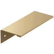Amerock Edge Pull 3-3/4 Inch Long Finger Cabinet Pull Champagne Bronze