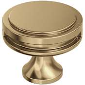 Amerock Oberon 1-3/8 Inch Mushroom Cabinet Knob Champagne Bronze