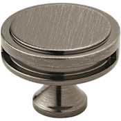 Amerock Oberon 1-3/4 Inch Mushroom Cabinet Knob Gunmetal