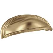 Amerock Ashby 3 and 4 Inch Center to Center Cup Cabinet Pull Champagne Bronze