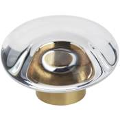 Amerock Glacio 1-3/4 Inch Mushroom Cabinet Knob Champagne Bronze