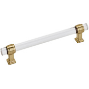 Amerock Glacio 6-5/16 Inch Center to Center Bar Cabinet Pull Champagne Bronze