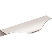 Amerock Aloft 4-9/16 Inch Center to Center Finger Cabinet Pull Polished Chrome