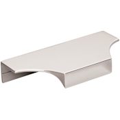 Amerock Extent 4-3/16 Inch Center to Center Finger Cabinet Pull Polished Chrome