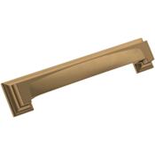 Amerock Appoint 5-1/16 and 6-5/16 Inch Dual Center to Center Cup Cabinet Pull Champagne Bronze
