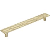 Amerock Kamari 7-9/16 Inch Center to Center Bar Cabinet Pull Golden Champagne