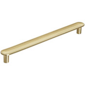 Amerock Concentric 6-5/16 Inch Center to Center Bar Cabinet Pull Golden Champagne