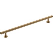 Amerock Radius 10-1/16 Inch Center to Center Bar Cabinet Pull Champagne Bronze